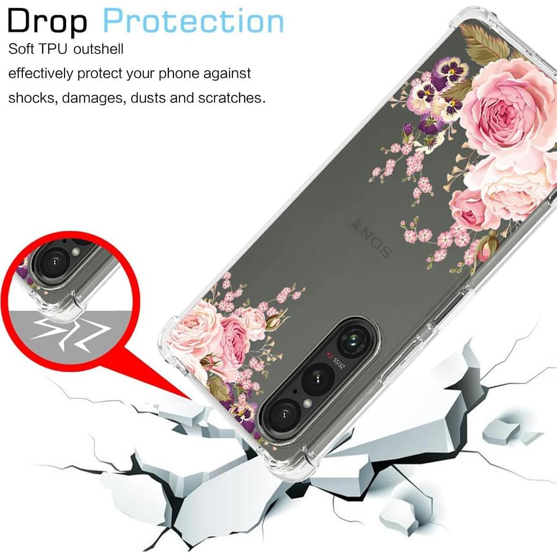 Funda de Silicona TPU Rosa para Sony Xperia 1 V 6.5"