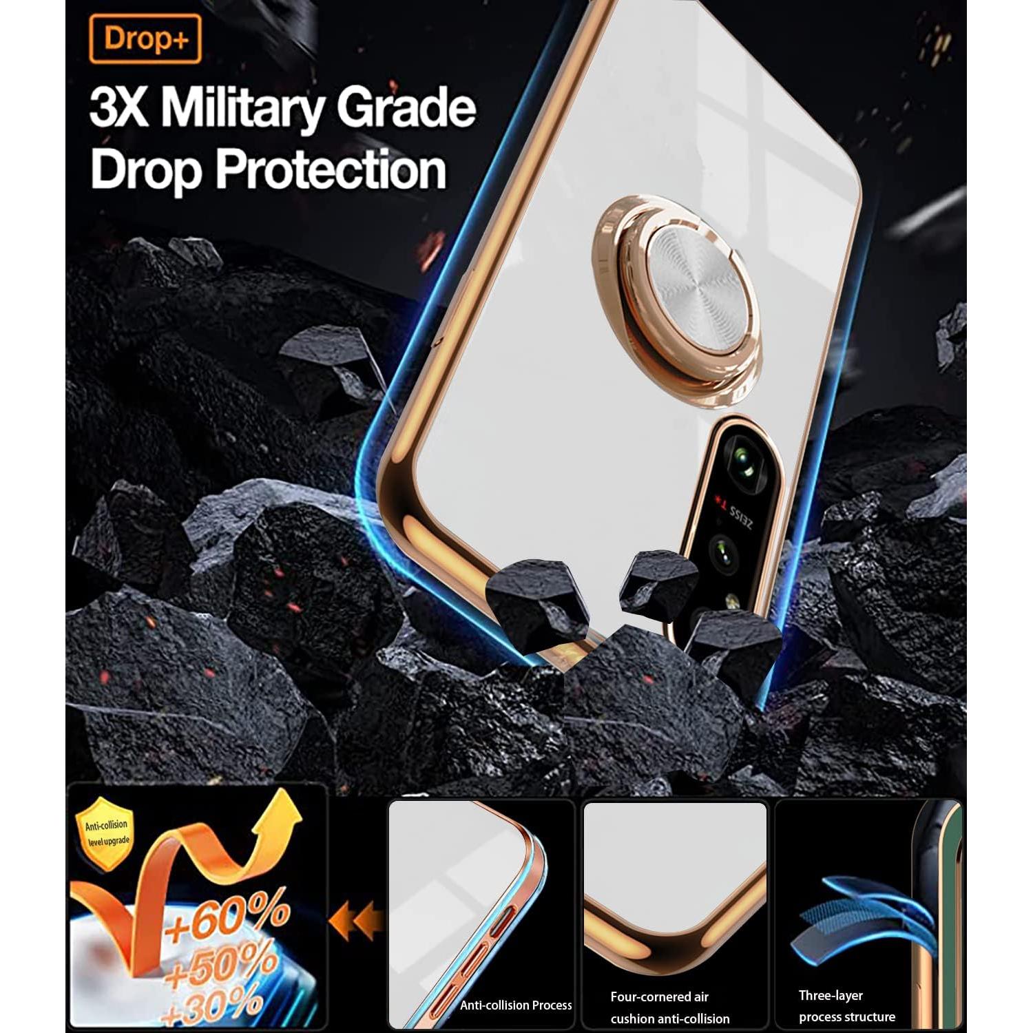 Funda de Silicona Wousunly para Sony Xperia 1 V - Blanco