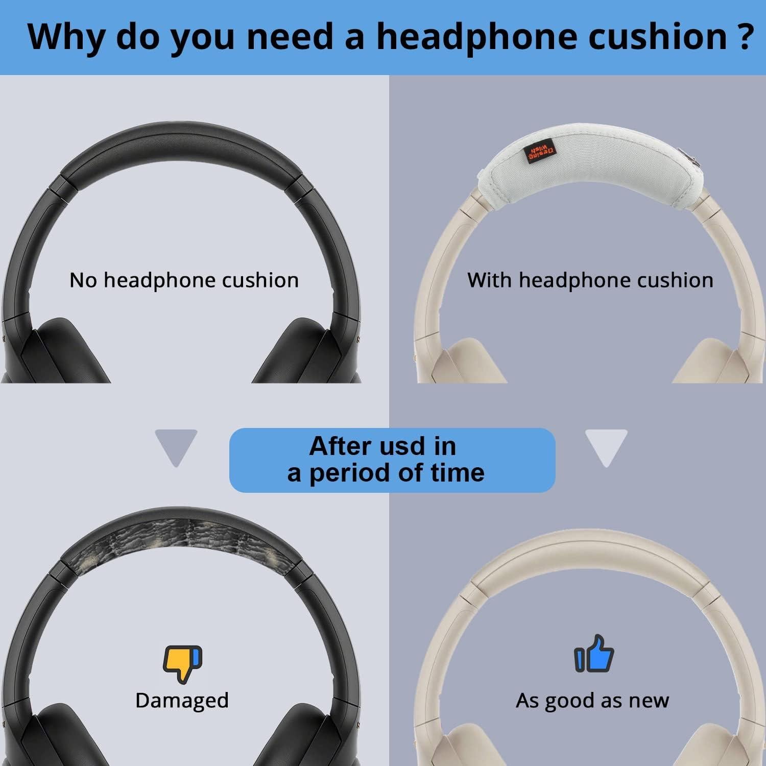 Cubierta de almohadilla de repuesto Desing Wish para Sony WH-1000XM2/3/4