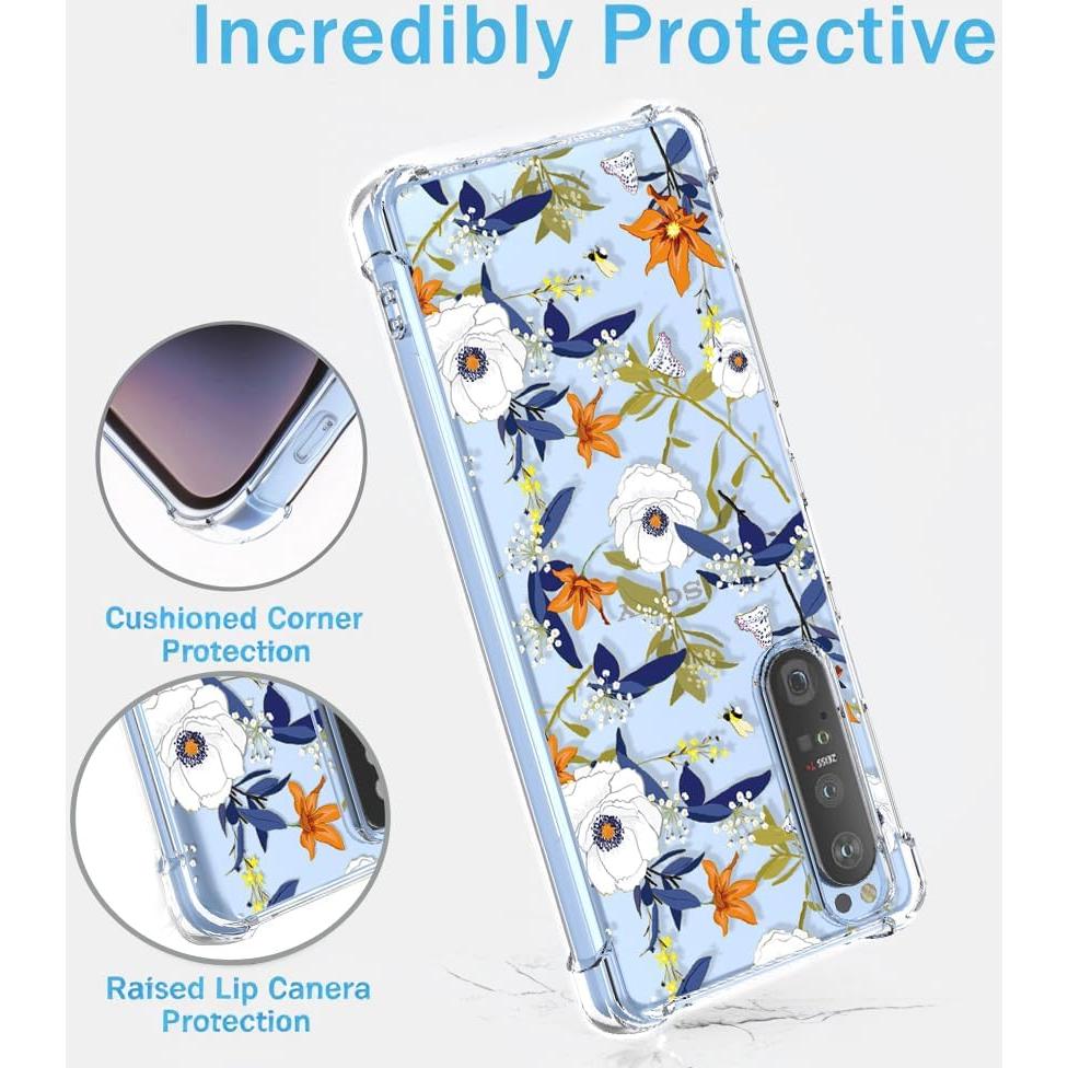 Funda TPU Sony Xperia 1 III Floral Colorido Antigolpes