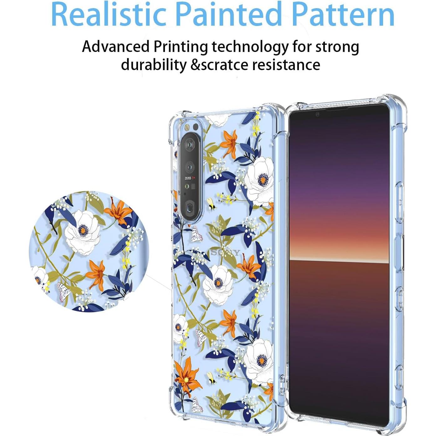 Funda TPU Sony Xperia 1 III Floral Colorido Antigolpes