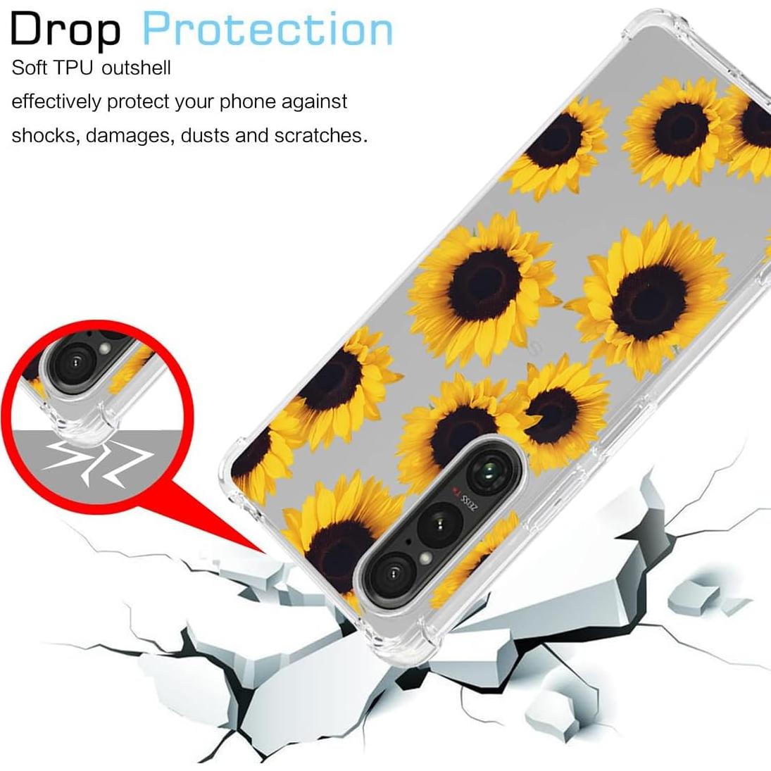 Funda Sony Xperia 1 VI Girasol TPU Flexible 6.5" Transparente