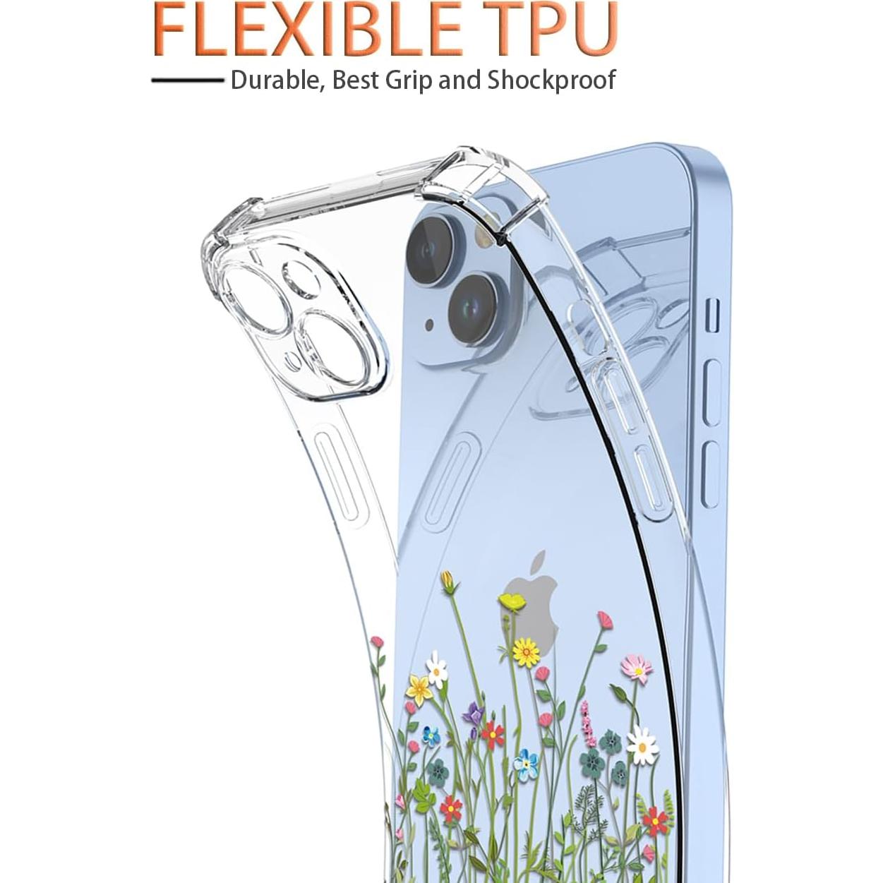 Funda transparente para Sony Xperia 10 II - Diseño de flores