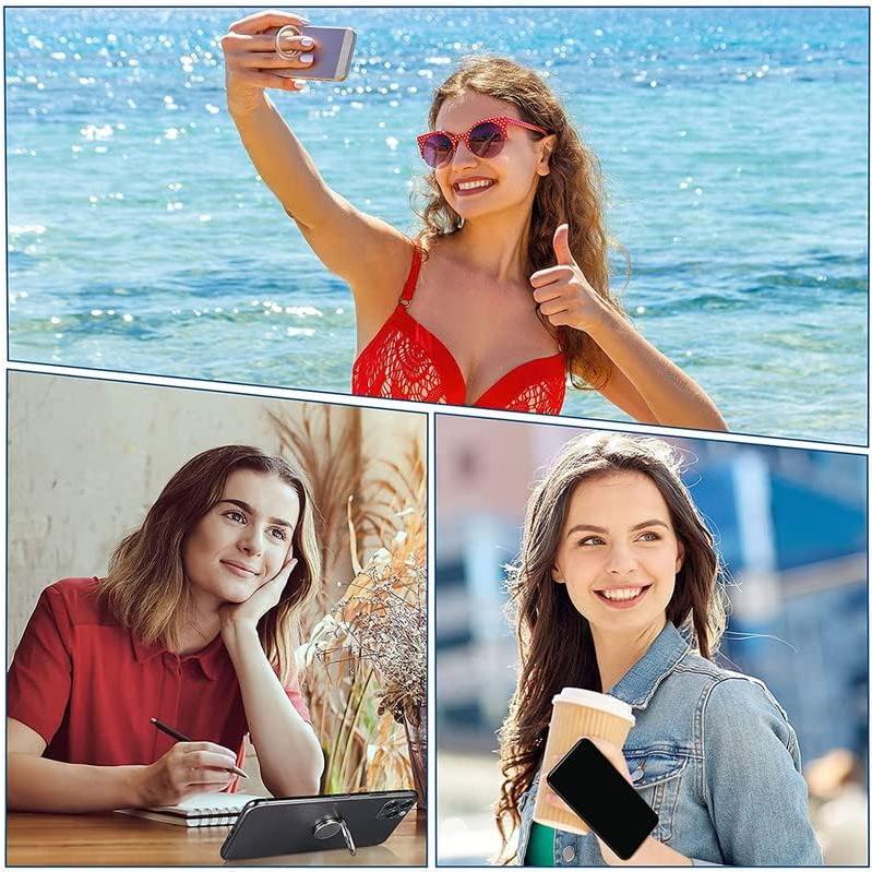 Funda de Silicona Transparente para Sony Xperia 10 IV con Soporte