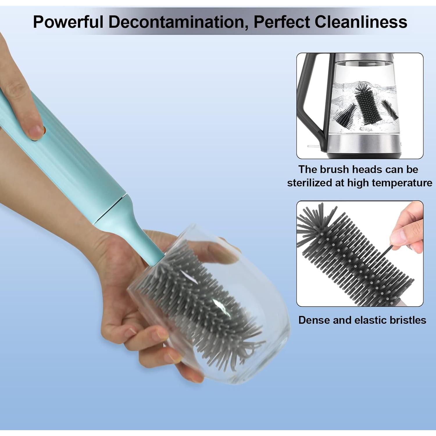 Cepillo Eléctrico para Biberones Winforhour Azul 1500mAh