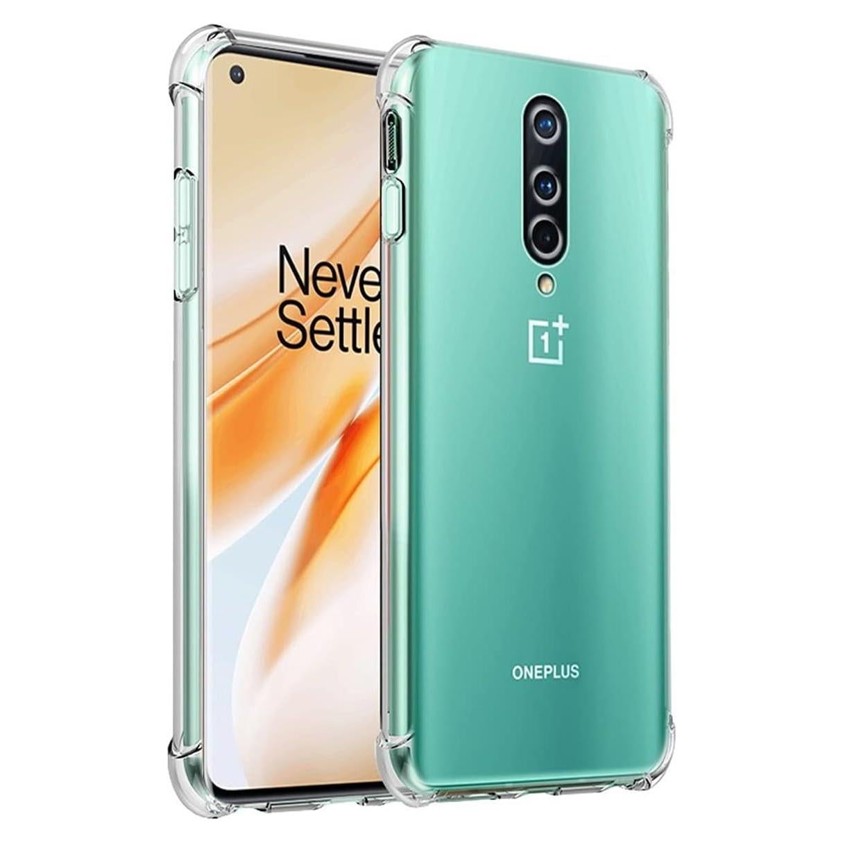 Funda Transparente iCoverCase para OnePlus 8 - Shockproof