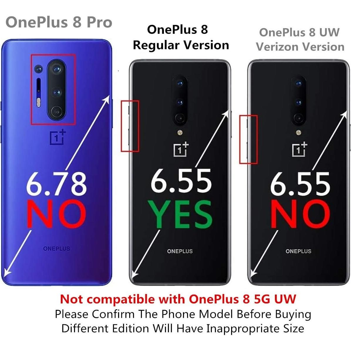 Funda Transparente iCoverCase para OnePlus 8 - Shockproof