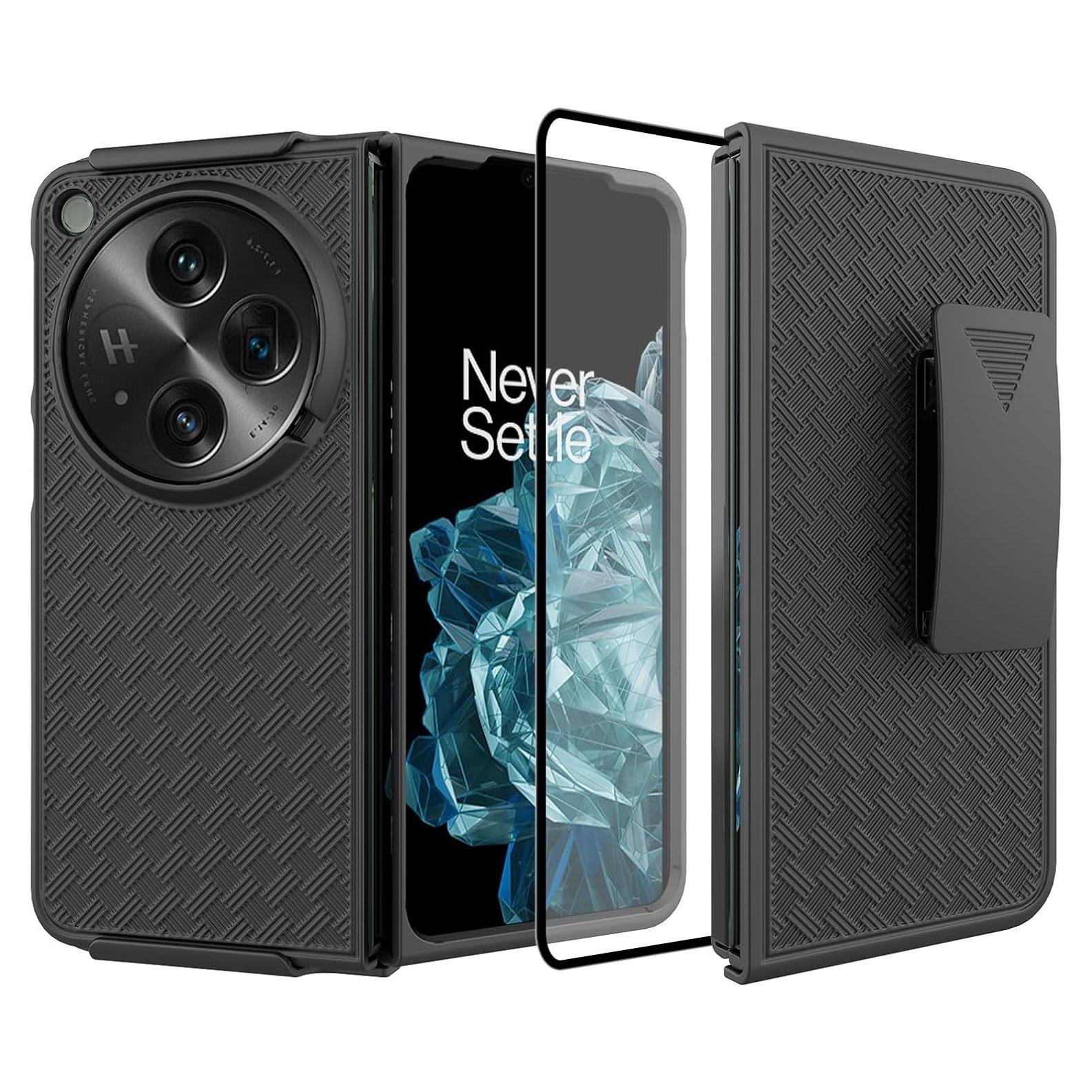 Funda Ailiber para OnePlus Open con Clip de Cintura y Protector