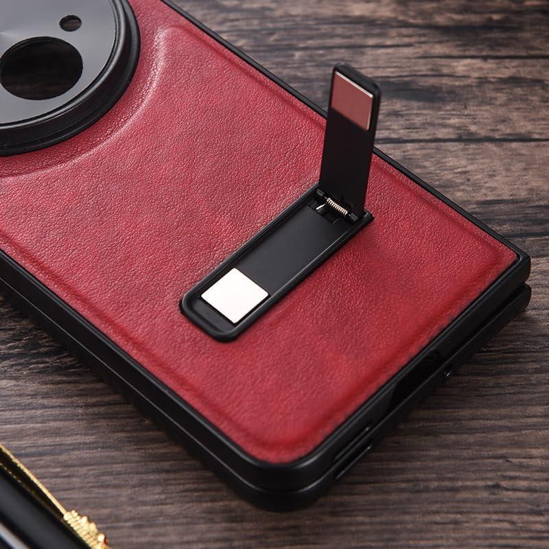 Funda Bumper MingWei para OnePlus 7 Open - Cuero Vegano Negro