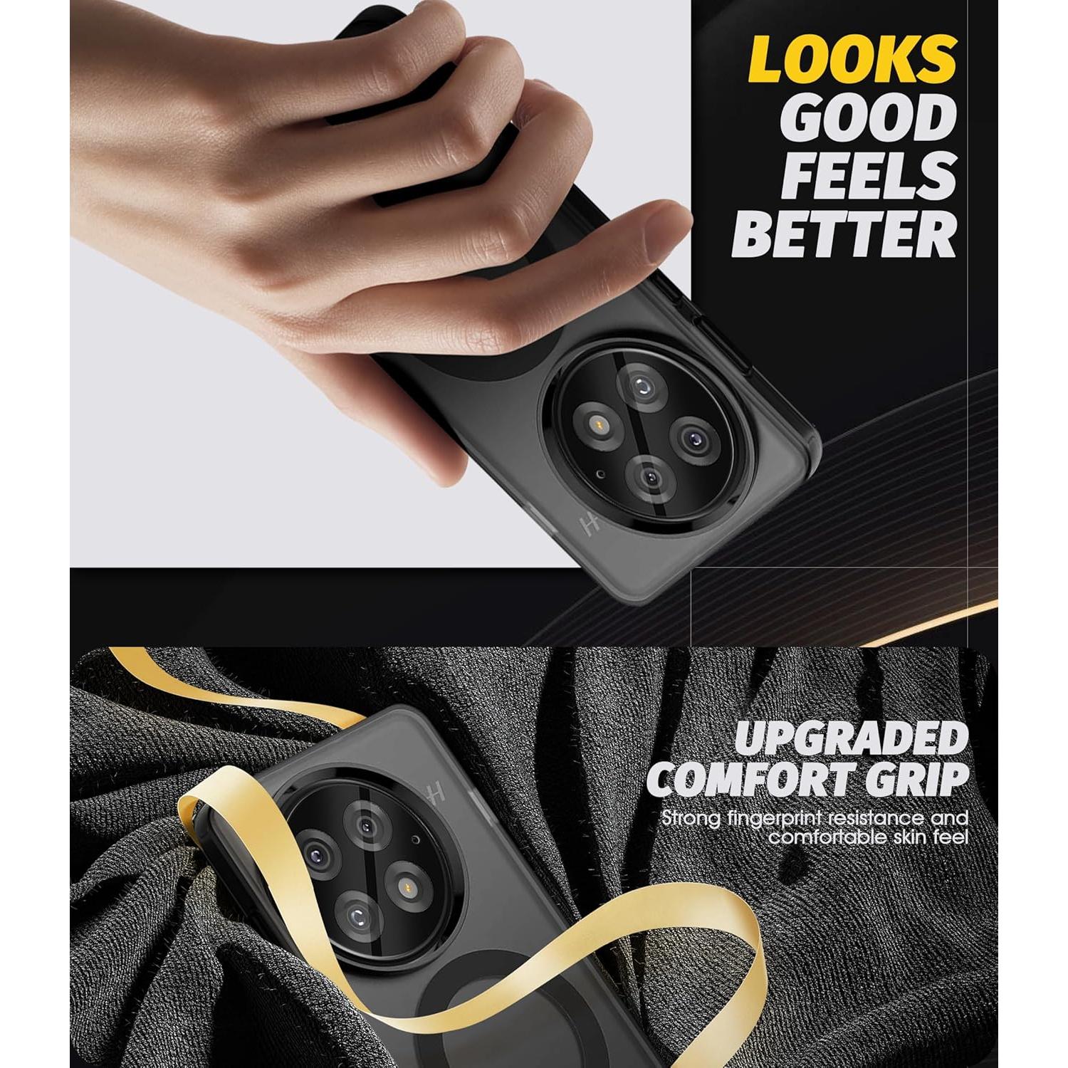 Funda Magnética Orzero para OnePlus 13 con Protector de Lente