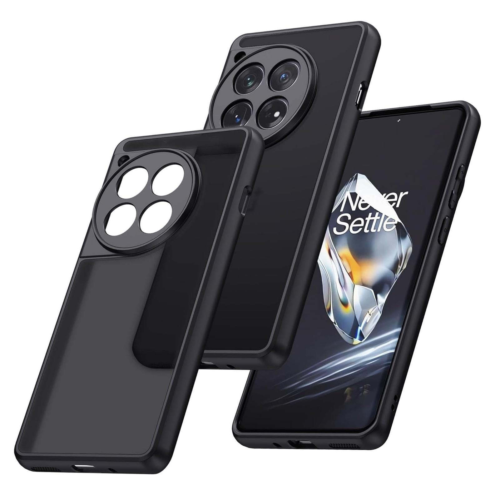 Funda para OnePlus 12R MAKAVO Antigolpes Translúcida