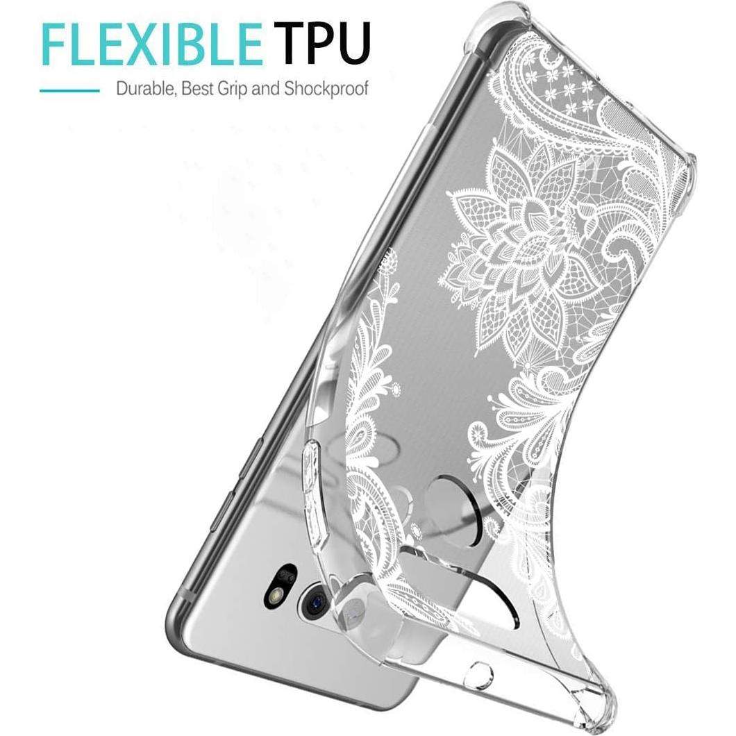Funda TPU Transparente Floral para LG V30/V30s/V30 Plus/V35