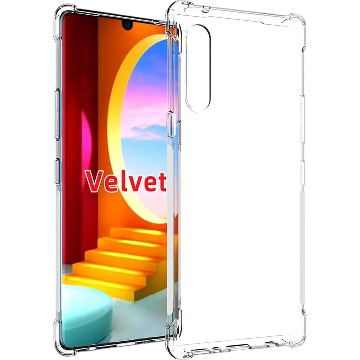 Funda TPU Transparente para LG Velvet 5G - Wanyuexes
