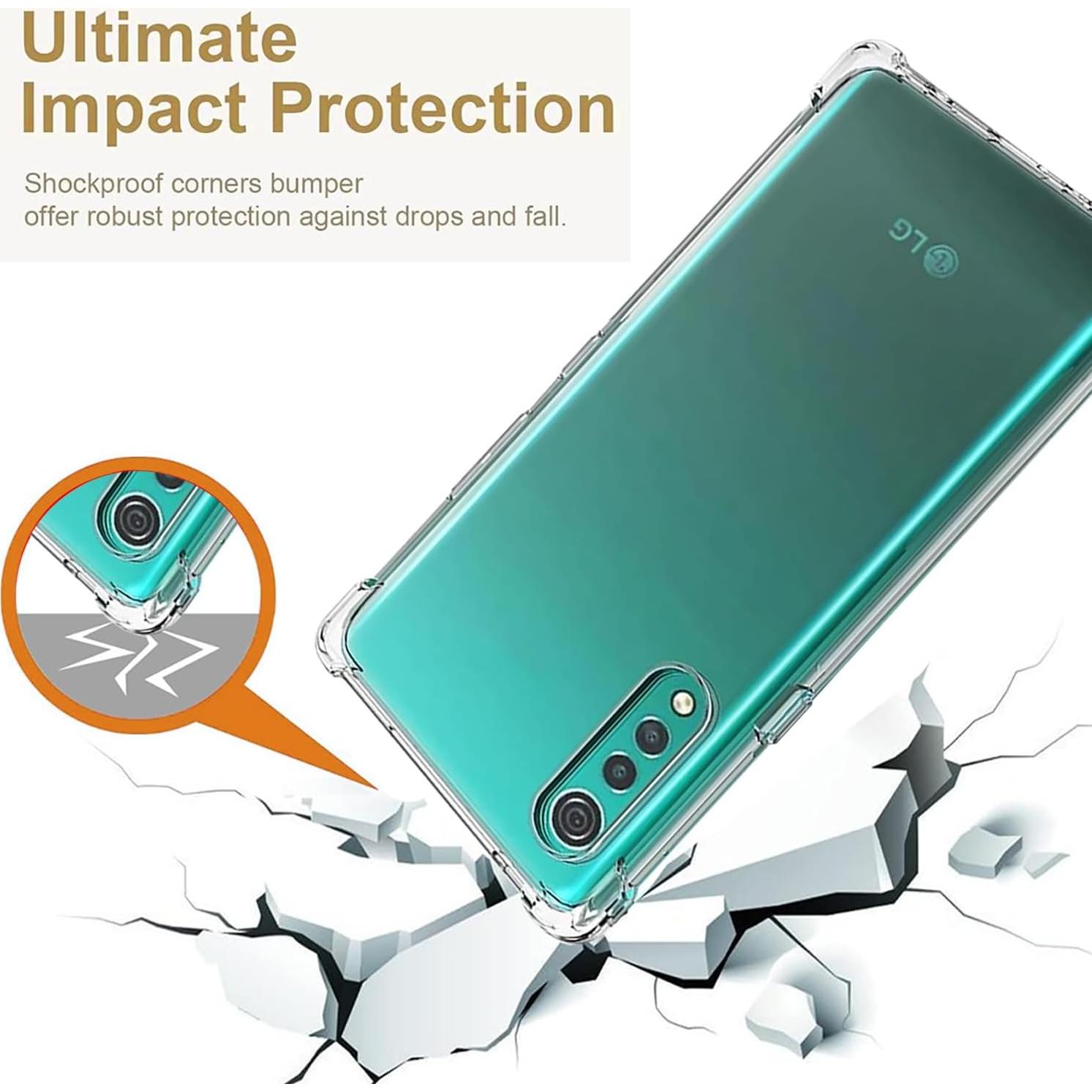 Funda TPU Transparente para LG Velvet 5G - Wanyuexes
