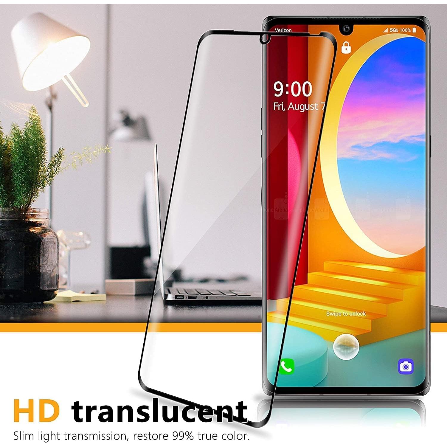 Protector de Pantalla Vidrio Templado LG Velvet 2 Piezas 9H
