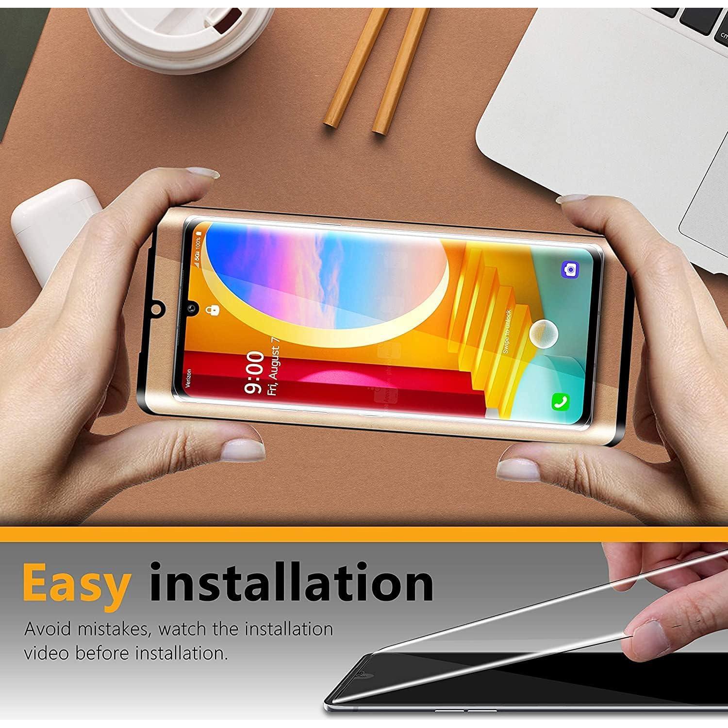 Protector de Pantalla Vidrio Templado LG Velvet 2 Piezas 9H