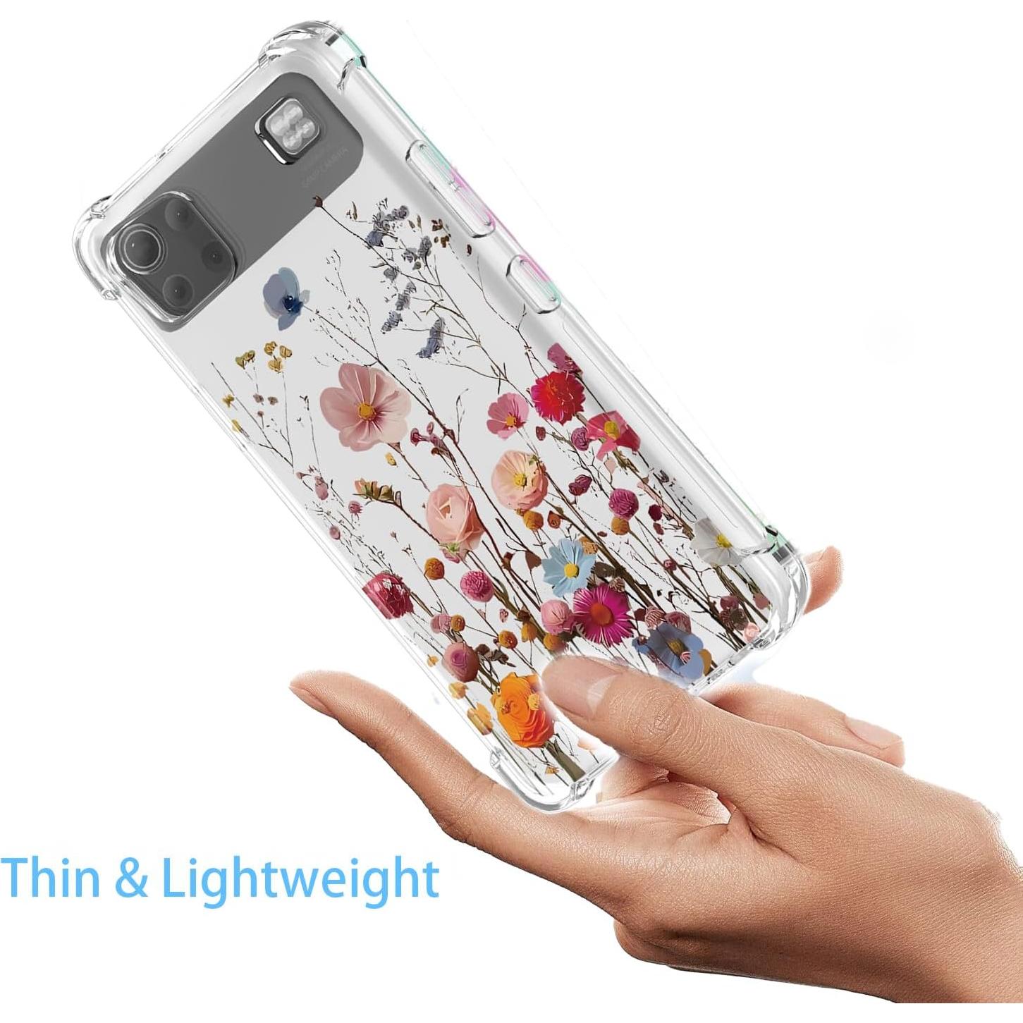 Funda Floral LG K92 5G TPU Transparente Antigolpes