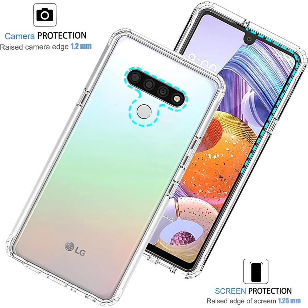 Funda Transparente para LG Stylo 6 - Tothedu, Resistente a Golpes