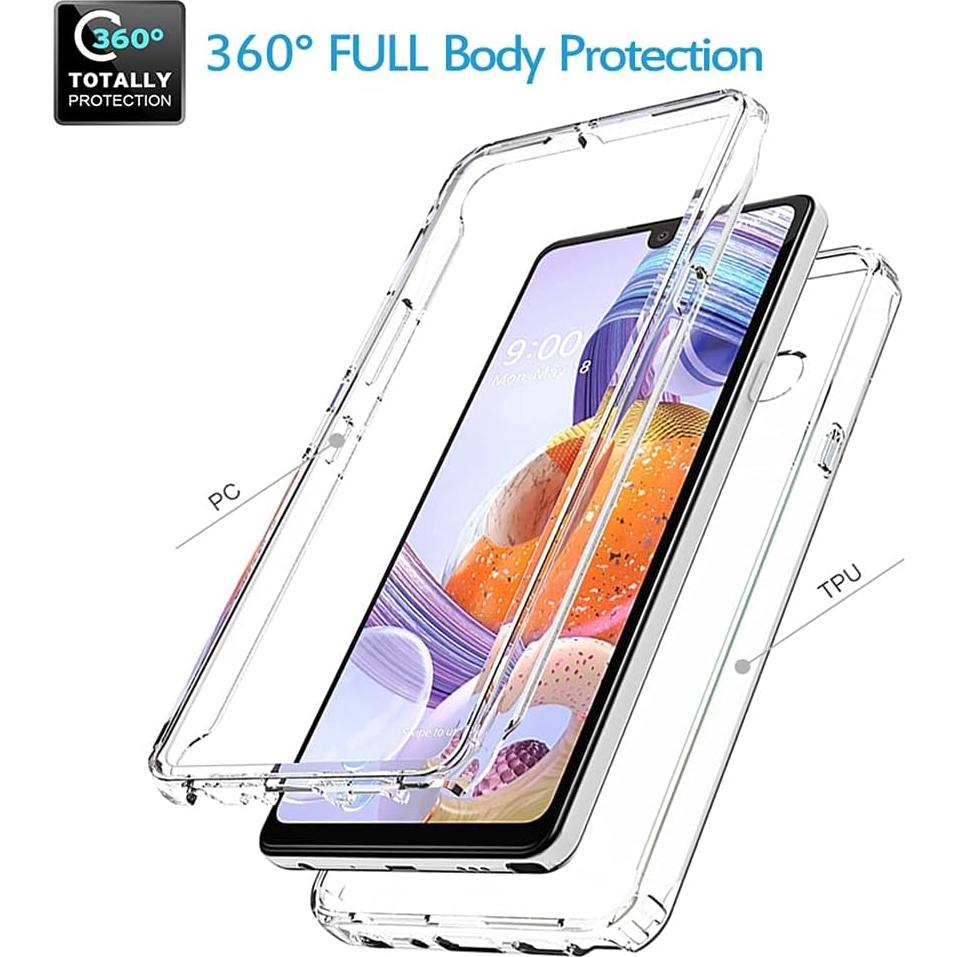 Funda Transparente para LG Stylo 6 - Tothedu, Resistente a Golpes