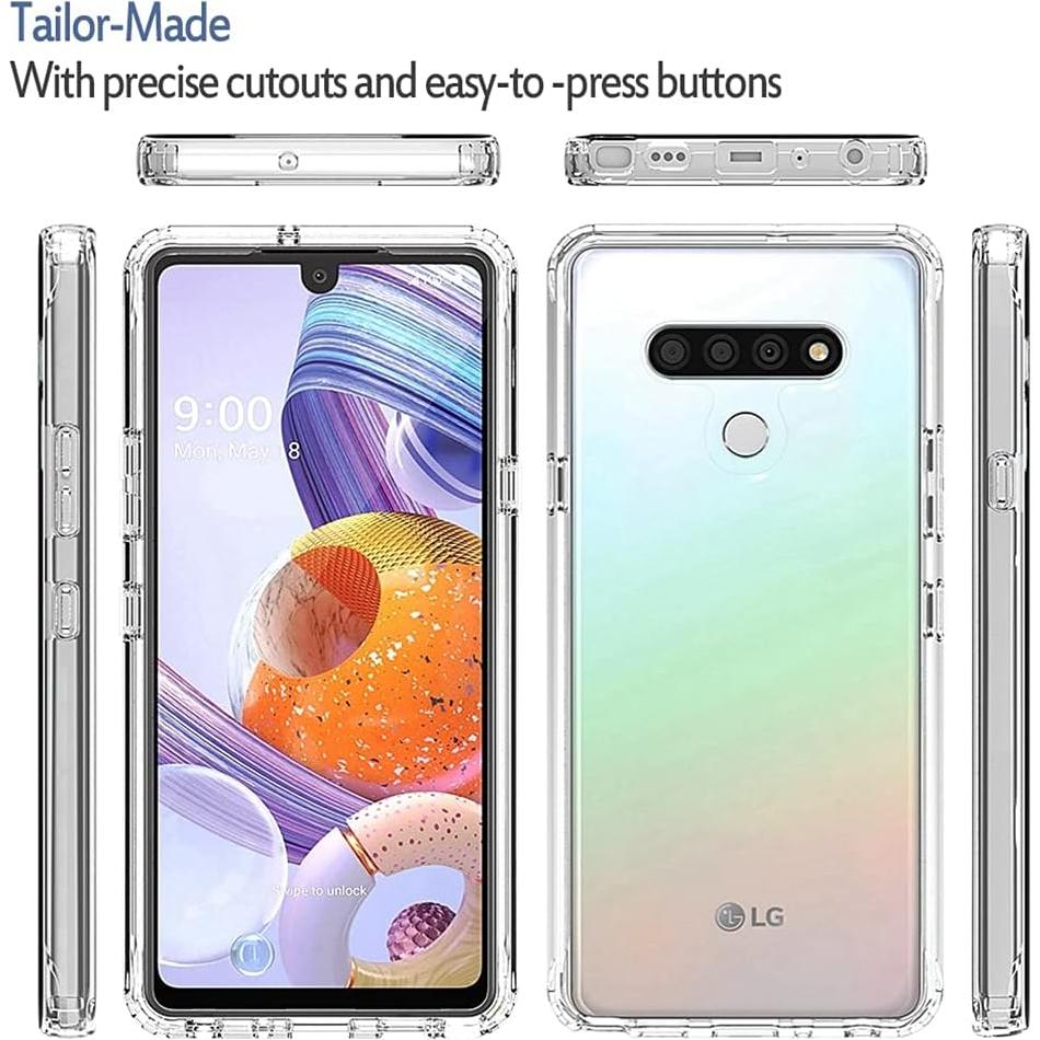 Funda Transparente para LG Stylo 6 - Tothedu, Resistente a Golpes