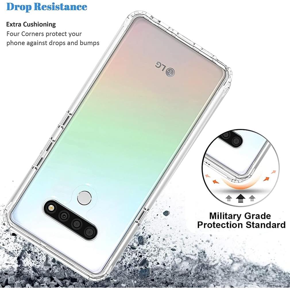 Funda Transparente para LG Stylo 6 - Tothedu, Resistente a Golpes