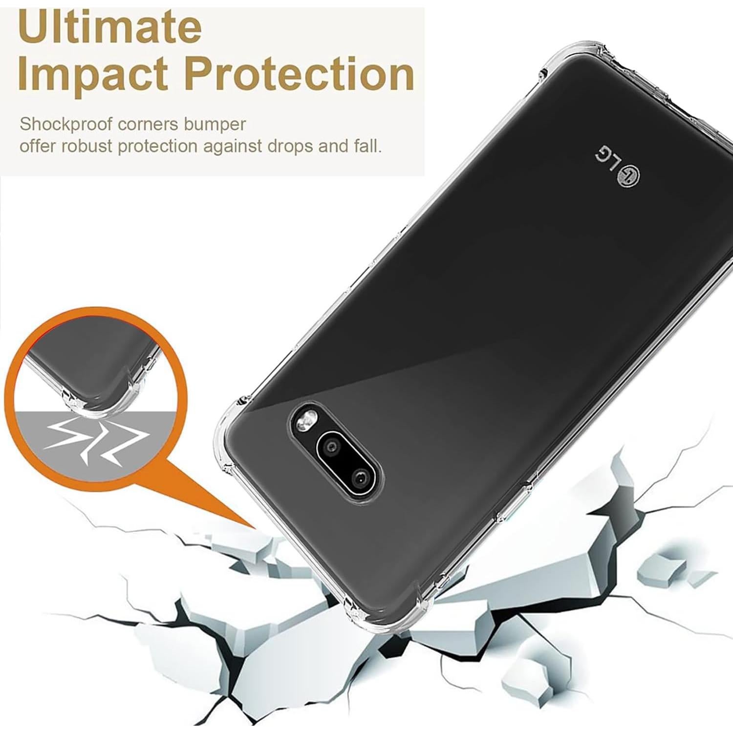 Funda TPU Transparente para LG G8X ThinQ y V50s ThinQ