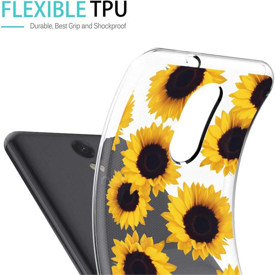 Funda TPU Clara Girasol para LG Aristo 2/3 y más