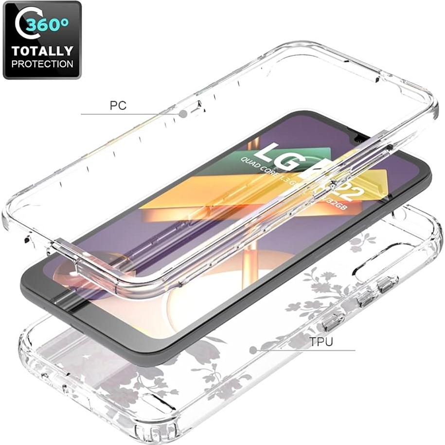Funda Protectora Floral para LG K22/K32 - TPU Flexible