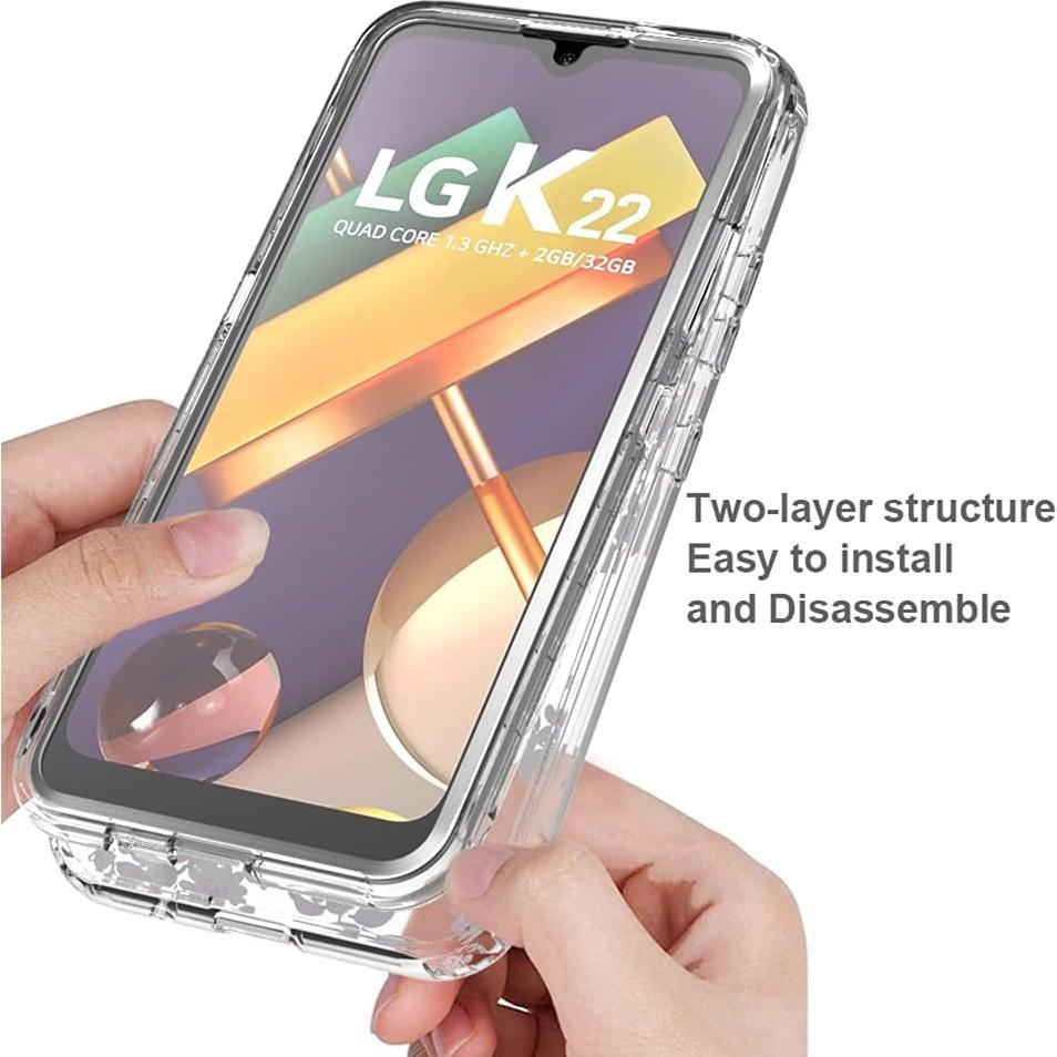 Funda Protectora Floral para LG K22/K32 - TPU Flexible