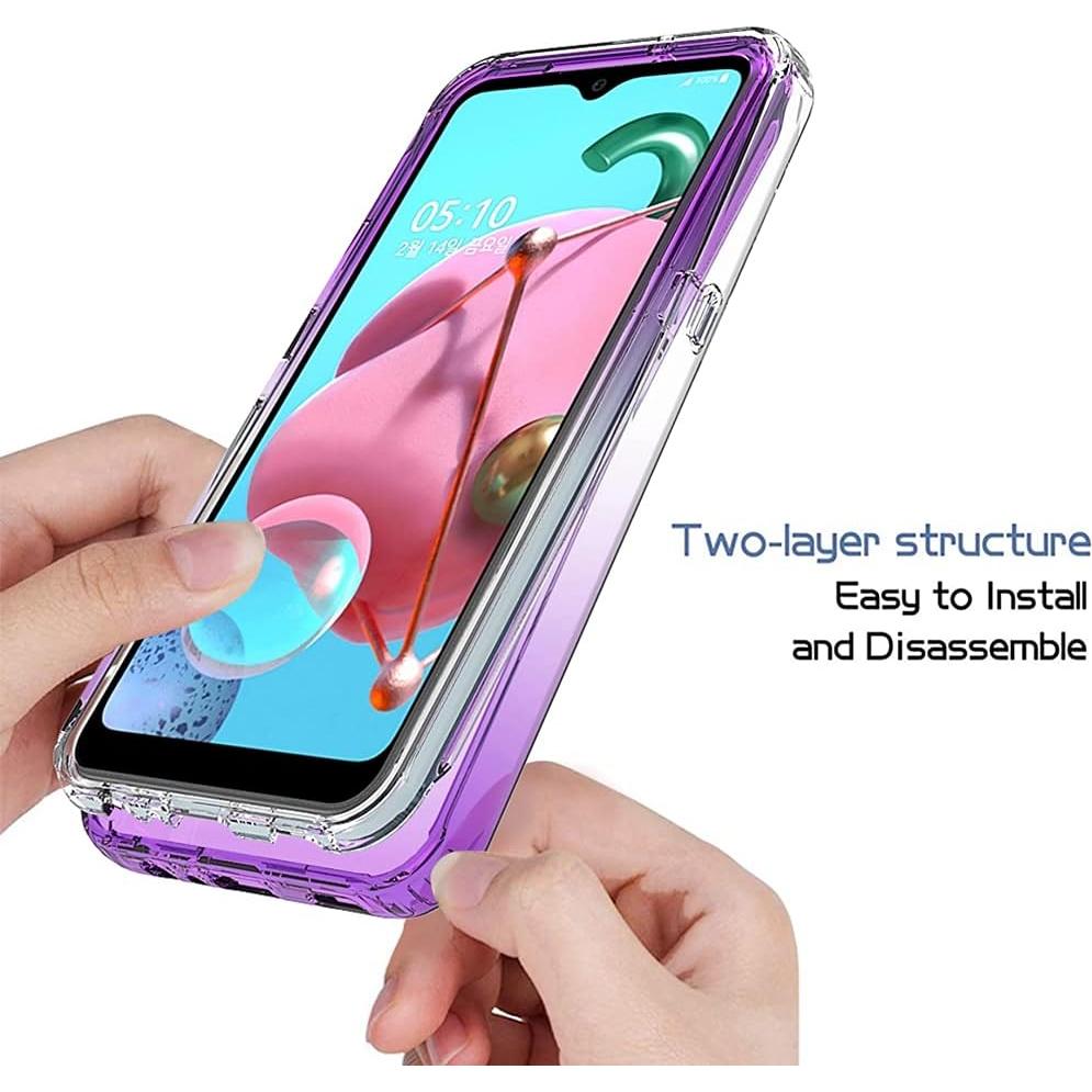 Funda Bumper Transparente LG K51/Q51 - Protección a Prueba de Golpes