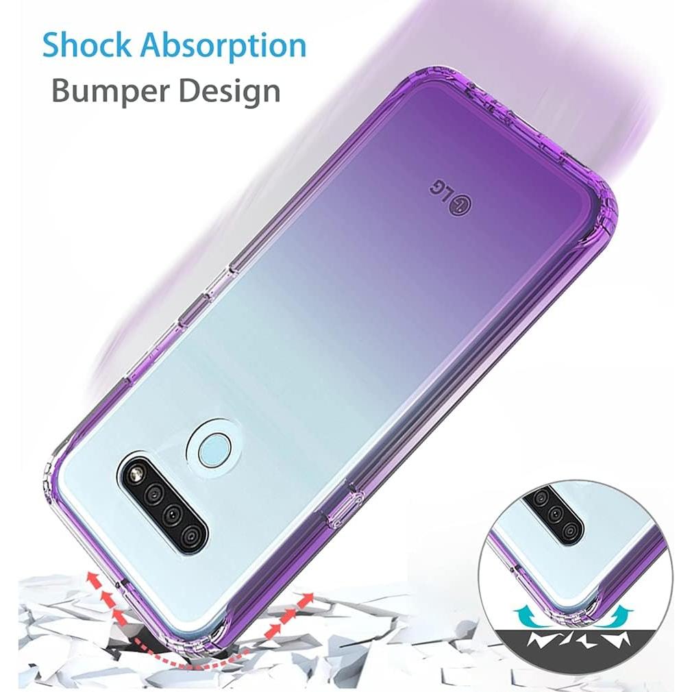 Funda Bumper Transparente LG K51/Q51 - Protección a Prueba de Golpes