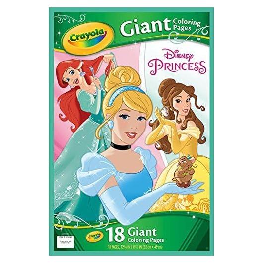 Páginas Gigantes para Colorear Crayola - Princesas Disney