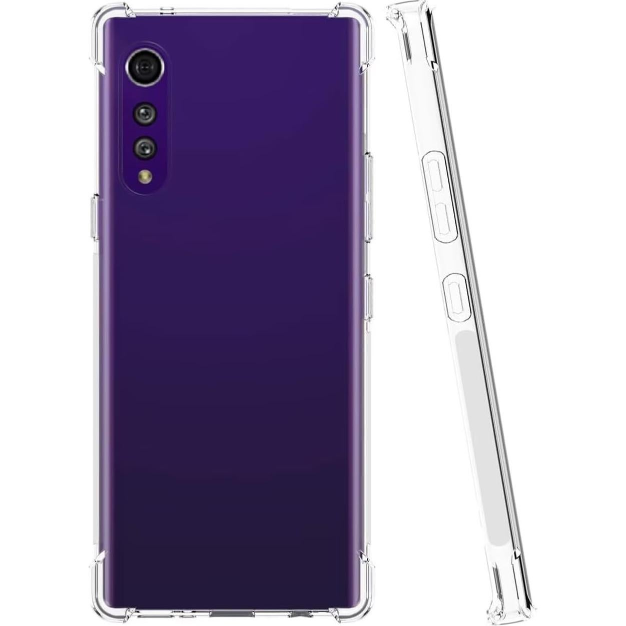 Funda Transparente para LG Velvet 5G - Bumper TPU Flexible