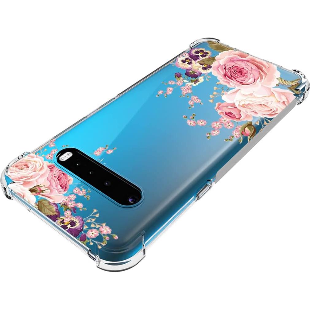 Funda Bumper Flexible TPU Rosa para LG V60 ThinQ 5G