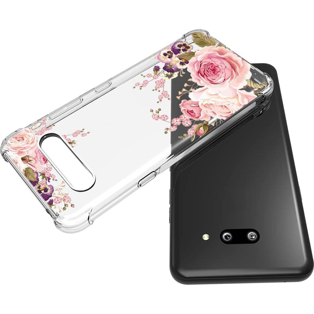 Funda Bumper Flexible TPU Rosa para LG V60 ThinQ 5G