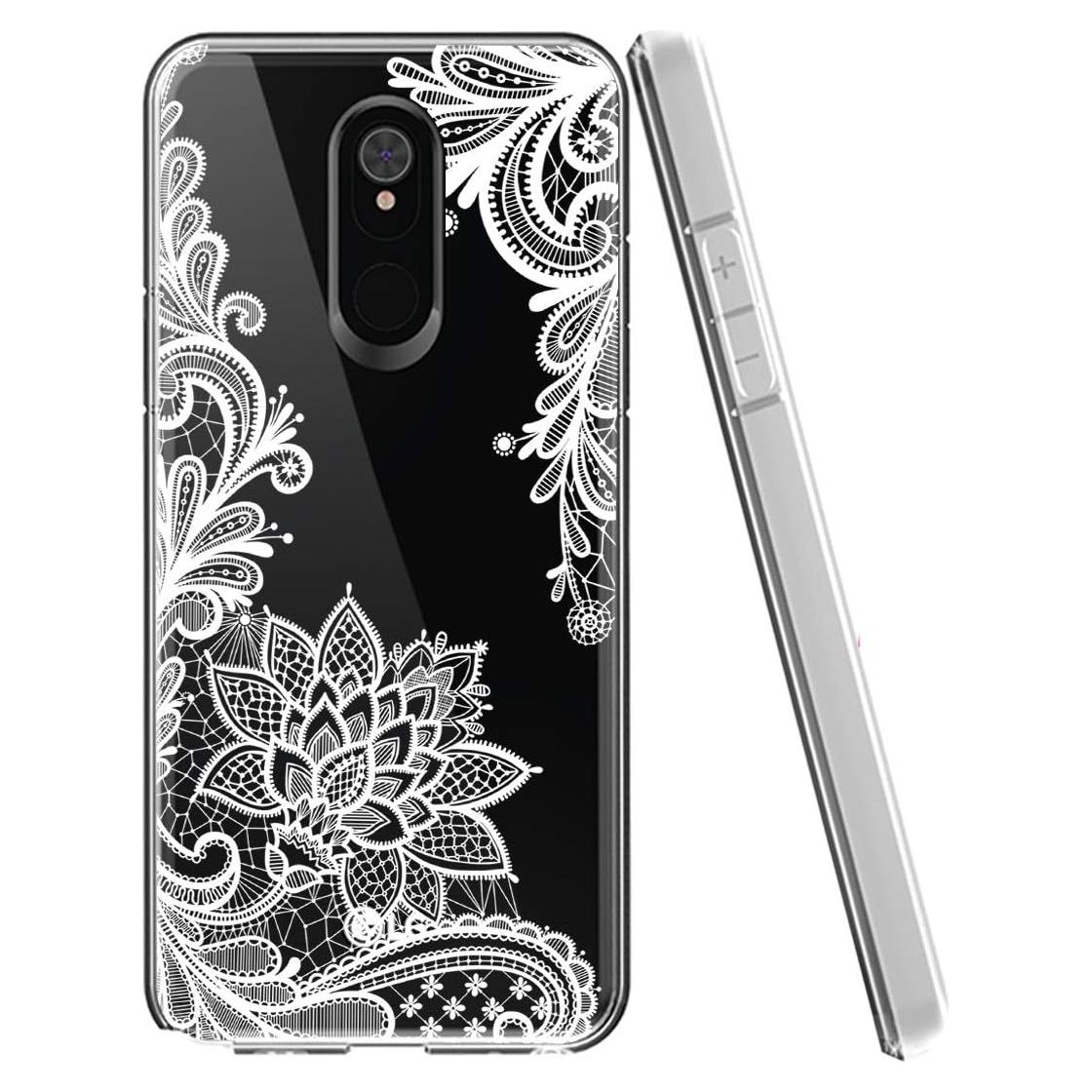Funda Transparente Floral Sidande para LG Stylo 5 - TPU Delgado
