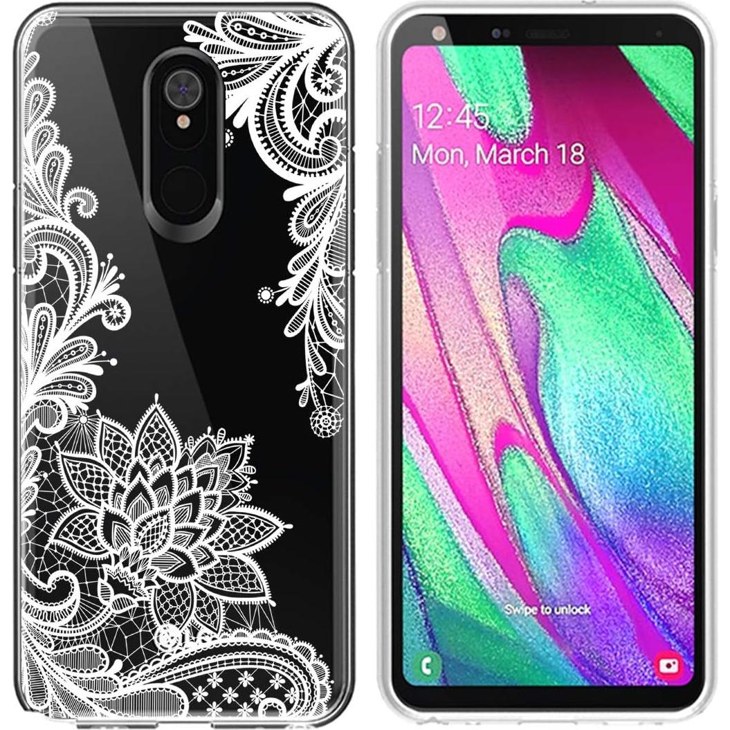 Funda Transparente Floral Sidande para LG Stylo 5 - TPU Delgado