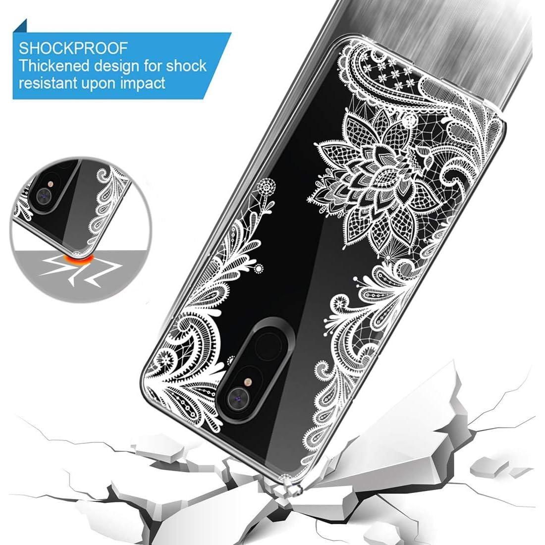 Funda Transparente Floral Sidande para LG Stylo 5 - TPU Delgado