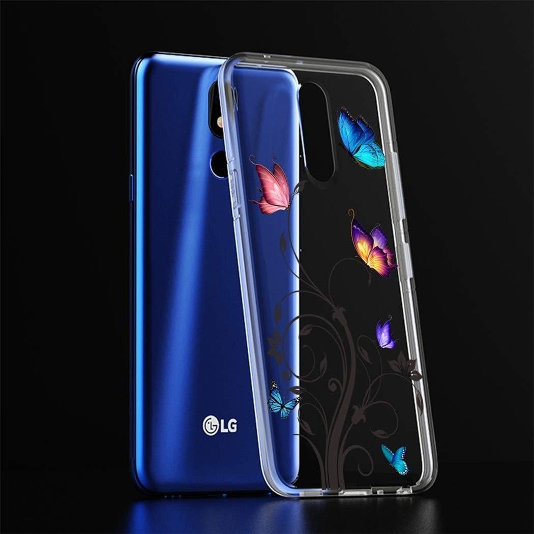 Funda Transparente TPU para LG Stylo 4/4 Plus/Q Stylus - Mariposa