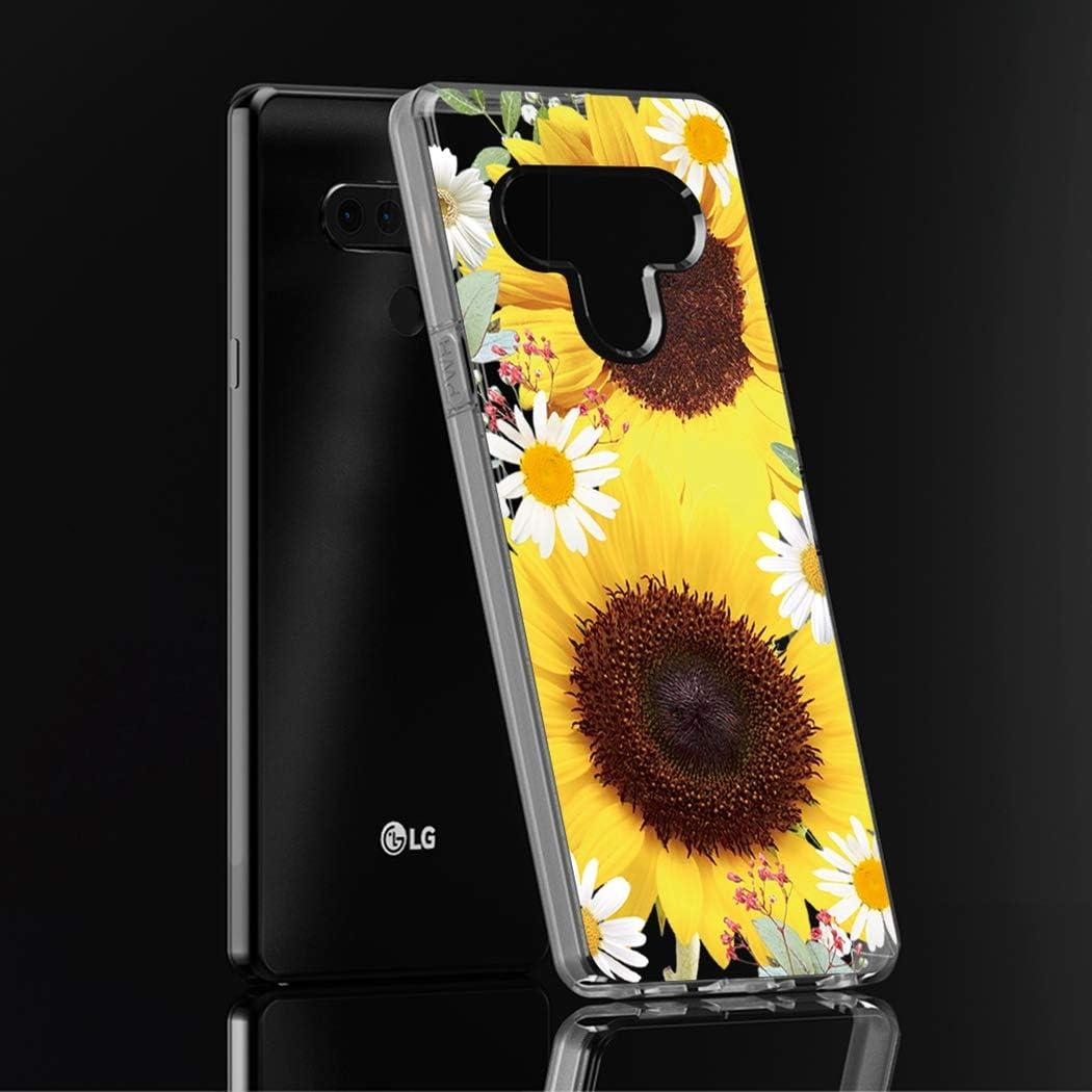 Funda TPU para LG K51/Q51/Reflect - Girasol, a prueba de golpes