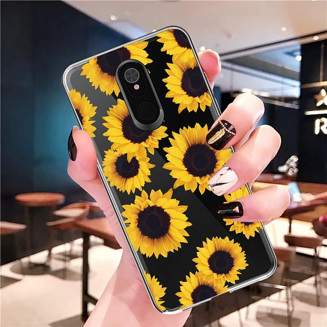 Funda TPU Floral Girasol para LG Stylo 5/5 Plus - Slim y Resistente