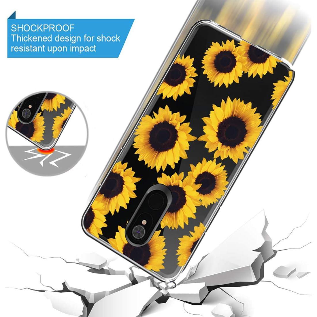 Funda TPU Floral Girasol para LG Stylo 5/5 Plus - Slim y Resistente
