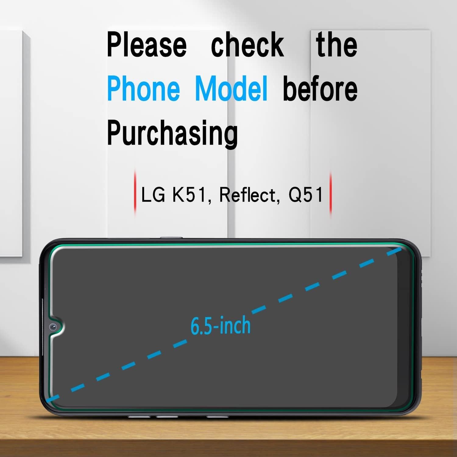 Protector de Pantalla Slanku para LG K51 Vidrio Templado 9H