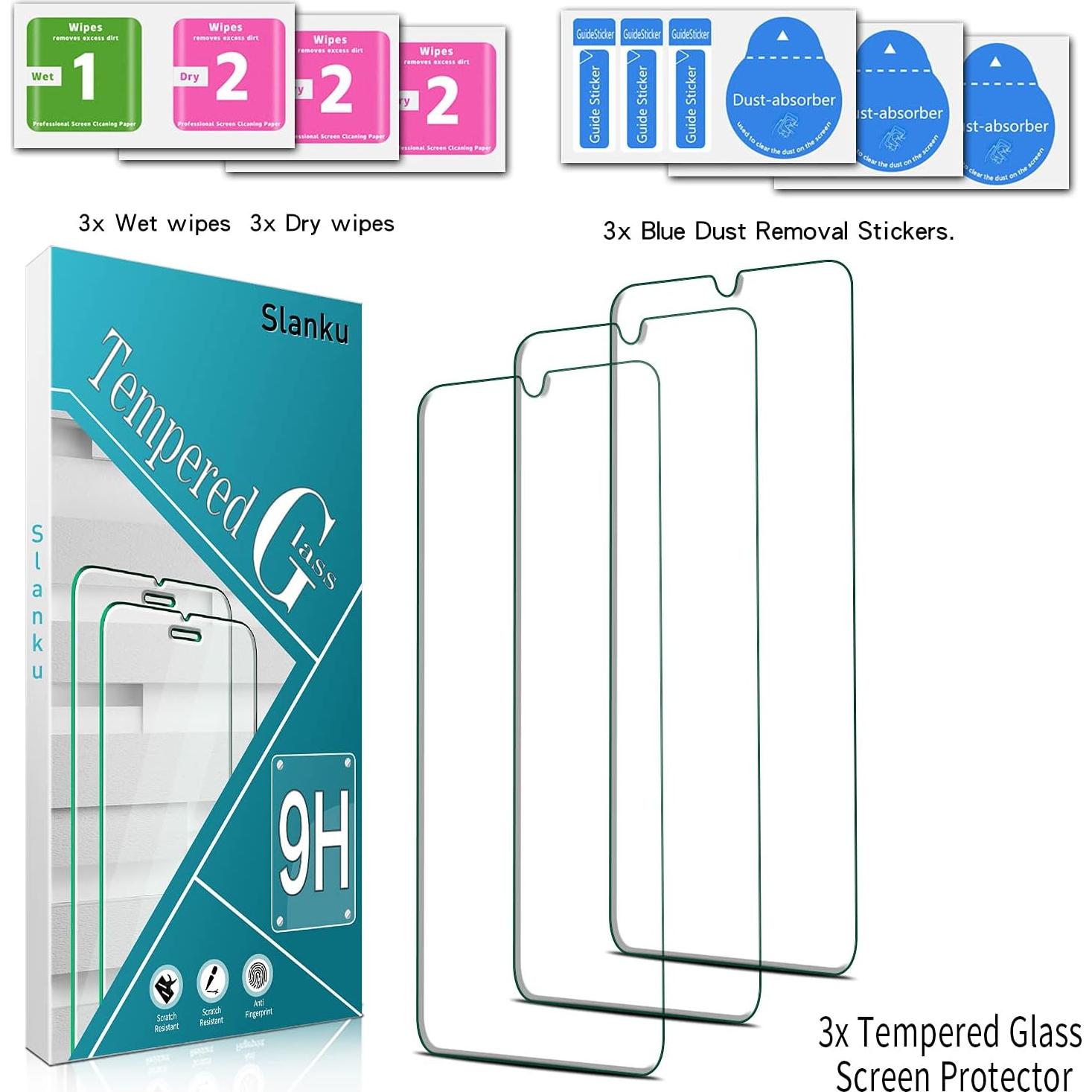 Protector de Pantalla Slanku para LG K51 Vidrio Templado 9H