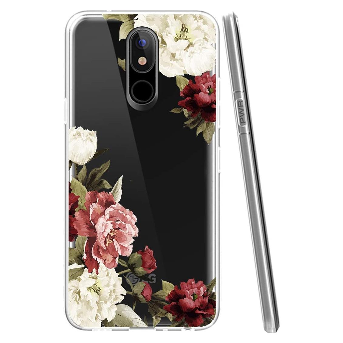 Funda TPU Floral para LG Aristo 4 Plus y K30 2019 - Delgada