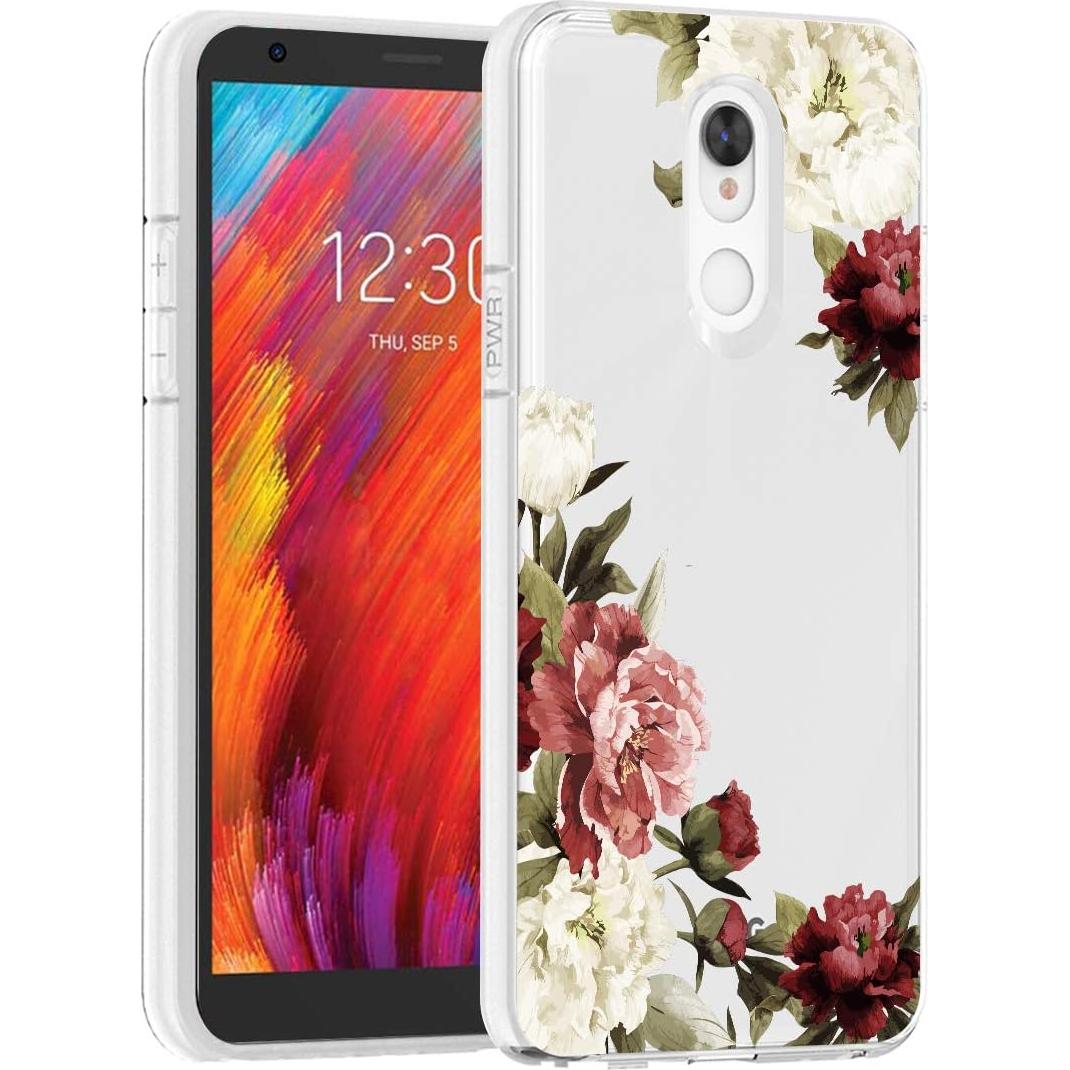 Funda TPU Floral para LG Aristo 4 Plus y K30 2019 - Delgada