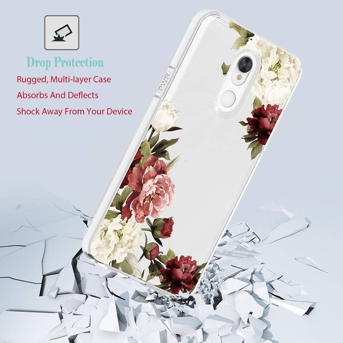 Funda TPU Floral para LG Aristo 4 Plus y K30 2019 - Delgada