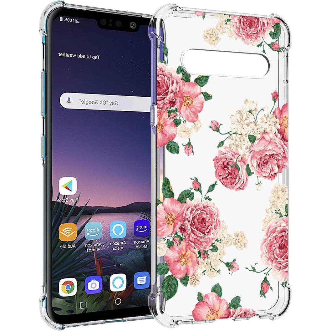 Funda TPU Rosa para LG V60 ThinQ 5G - Delgada y a Prueba de Golpes