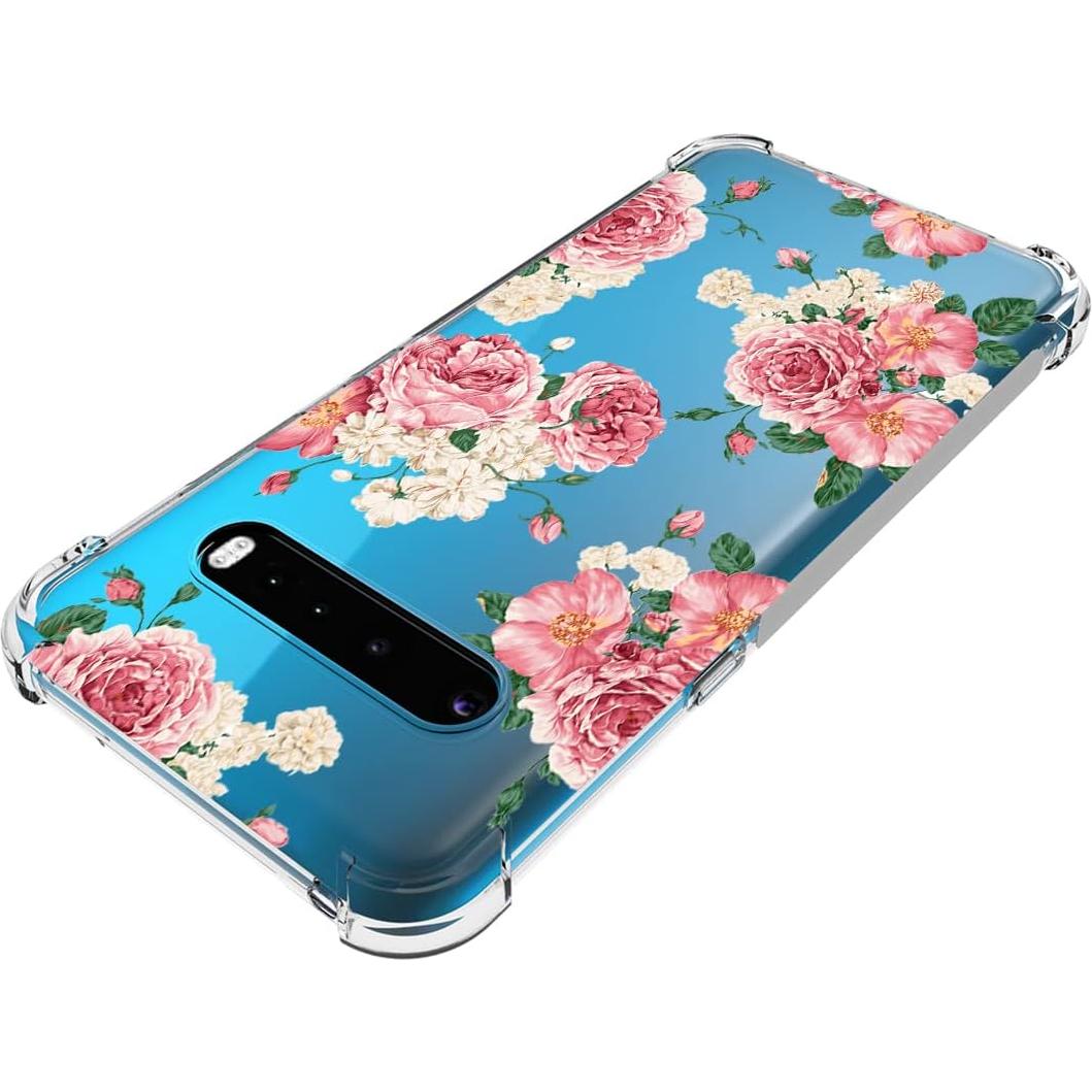 Funda TPU Rosa para LG V60 ThinQ 5G - Delgada y a Prueba de Golpes