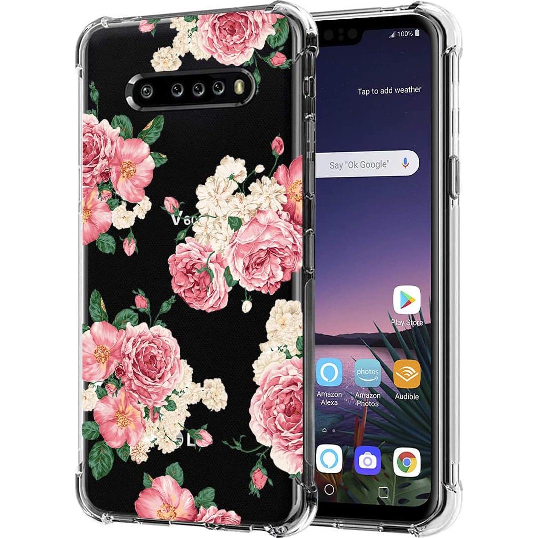 Funda TPU Rosa para LG V60 ThinQ 5G - Delgada y a Prueba de Golpes